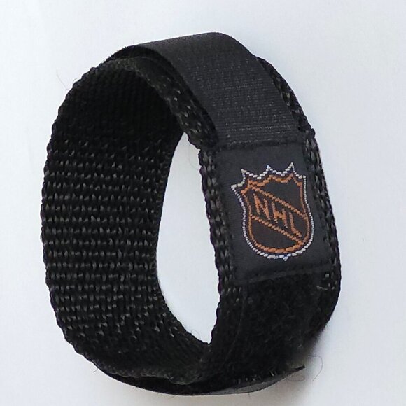 BUFFALO SABRES Fabric Wrist Band Cuff Bracelet Velcro Closure - Picture 3 of 4
